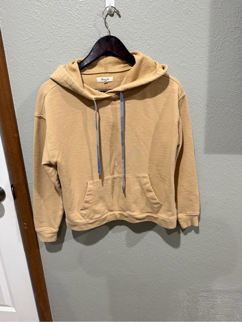 Madewell Relaxed Pullover Hoodie in Tan